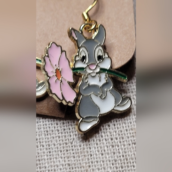 Bambi & Thumper Earrings - Picture 7 of 12